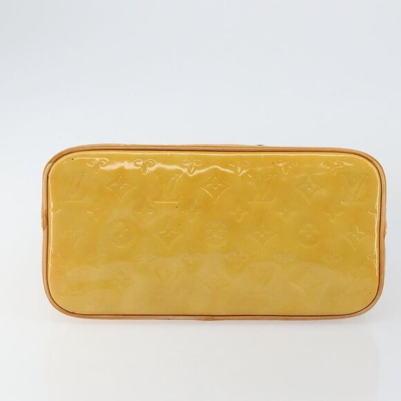 LOUIS VUITTON Monogram Vernis Houston Hand Bag Beige - Picture 12 of 15